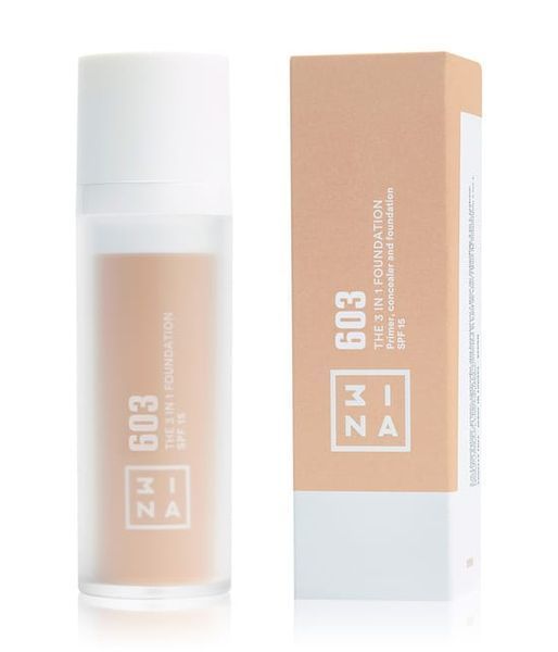 3INA The 3 in 1 Foundation Spf 15 Liquid Foundation 30 мл № 603 - Ультра -нейтральный 80076662-C-80076662-30-3 фото