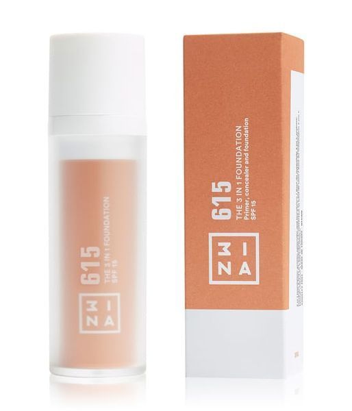 3INA 3 в 1 Фонд SPF 15 Liquid Foundation 30 мл № 615 - розовая обнаженная 80076662-C-80076662-30-2 фото